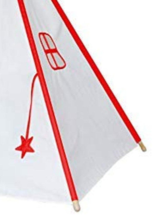 Next Day Art Tent House for Kids Kids Tepee Tent with Padded Mat, Kids Canopy Play Tent, Playard, Playhouse Big Portable Tent for Kids for Indoor and Outdoor- red - Image 5